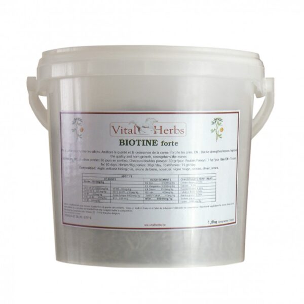 Sellerie - Biotine forte granules 1.8kg vital herbs s/r - Sabots, robe et crins