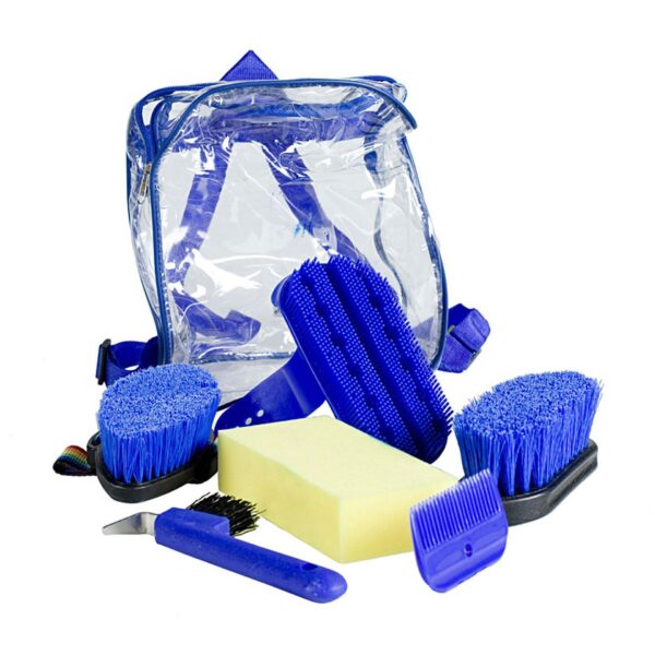 Sellerie - Set de pansage 6 brosses HORZE - Boites et sacs de pansage