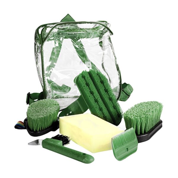 Sellerie - Set de pansage 6 brosses HORZE - Boites et sacs de pansage