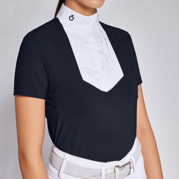 Sellerie - Polo de concours Perforated Jersey - Dame CAVALLERIA TOSCANA - Outlet