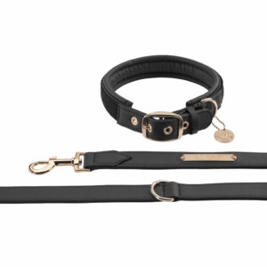 Sellerie - Collier + laisse pour chien Faux Leather Plait Heritage 24/25 ESKADRON - Colliers et laisses