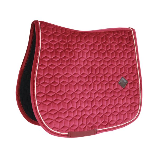 Sellerie - Tapis de selle Velvet - Fuchsia KENTUCKY - Obstacle