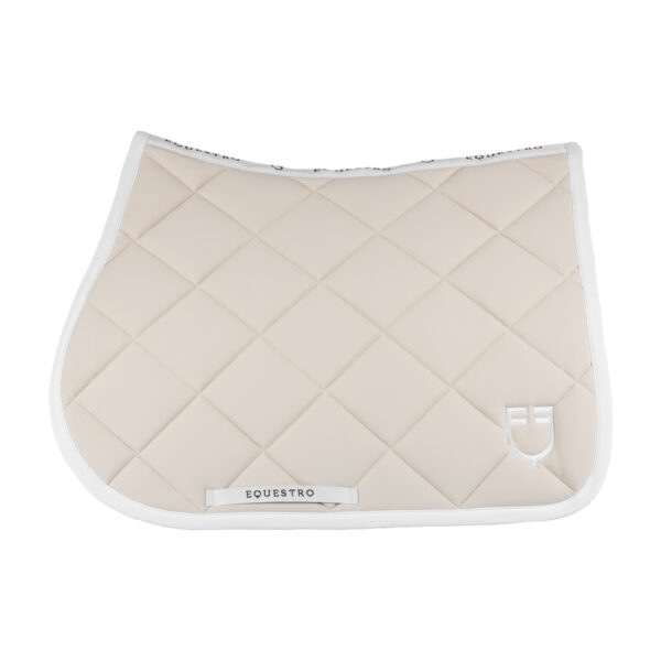 Sellerie - Tapis de selle White Line Edition EQUESTRO - Obstacle