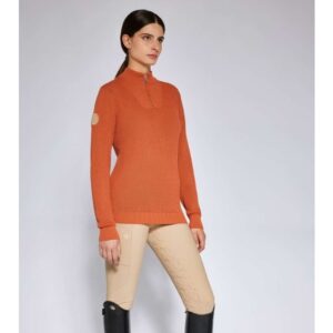 Pull en maille demi-zip Cavalleria Toscana - Outlet