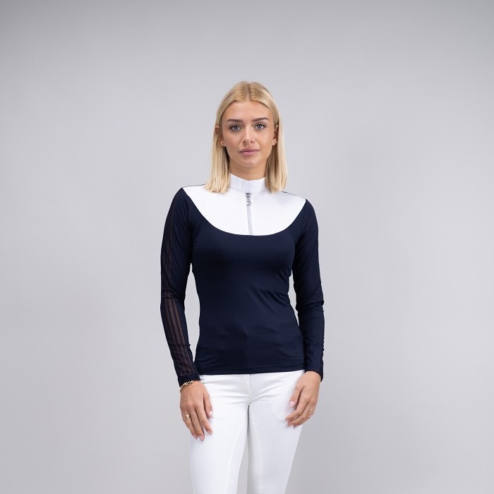 Polo de concours manches longes Coquette HARCOUR - Polos de concours