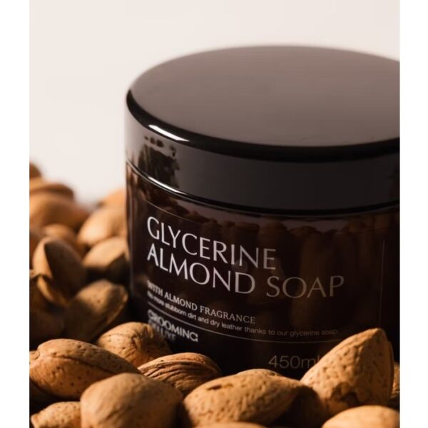 Savon glycériné Amande GROOMING DELUXE - Soin du cuir