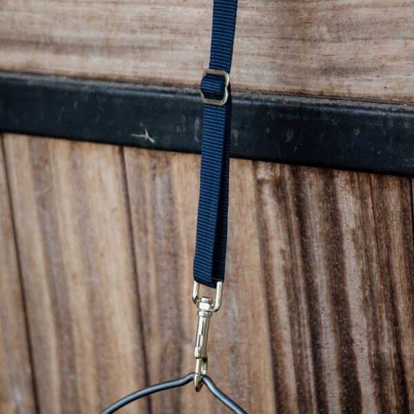 Lanière d'attache nylon mousqueton et anneau - long KENTUCKY - Accessoires d'écurie