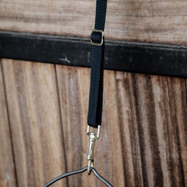 Lanière d'attache nylon mousqueton et anneau - long KENTUCKY - Accessoires d'écurie