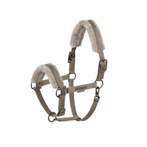 Licol Double Pin Faux Fur Platinum 25 ESKADRON - Licols et accessoires