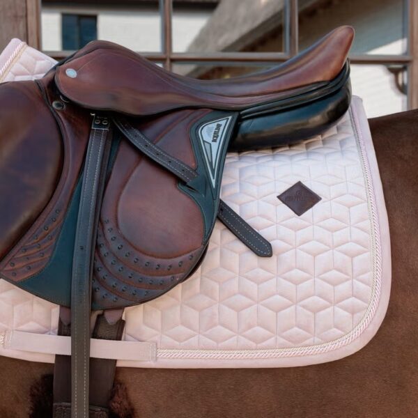 Tapis de selle Velvet - Soft rose KENTUCKY - Image 2