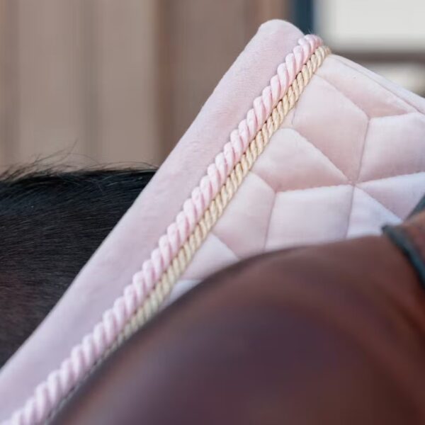Tapis de selle Velvet - Soft rose KENTUCKY - Image 3