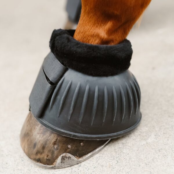 Cloches caoutchouc + mouton Soraya LC EQUESTRIAN - Cloches et protèges-glomes