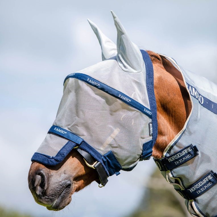 Masque anti-mouches Rambo Plus HORSEWARE - Masques et franges