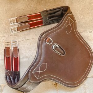 Sangle bavette en cuir Dash LC EQUESTRIAN - Lc-Equestrian